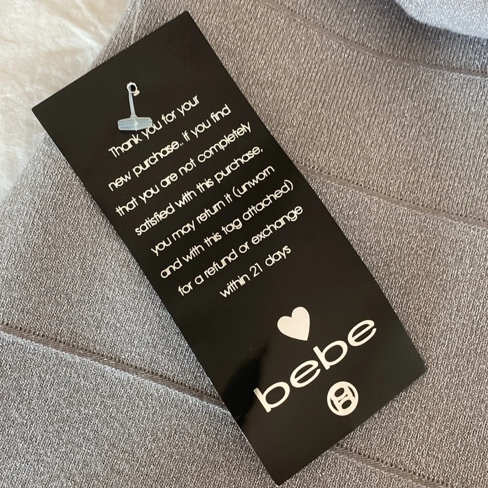 BEBE silver dress - Picture 8 of 8